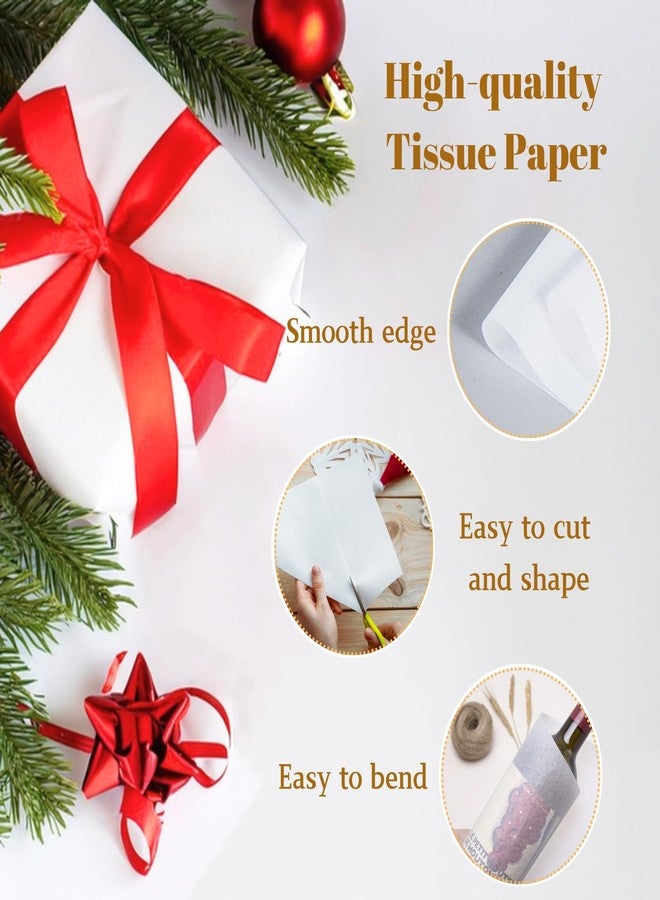 KASBEE White Tissue Paper, 14x20 Inches, 100 Sheets Gift Wrapping Paper for Gift Bags Crafts Projects Wedding Birthday Anniversary Showers Arts Party Festival Decoration - Image 3